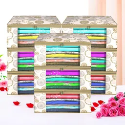 Kuber Industries White Set of 6 Regular Drawer Organiser Organisers image 1