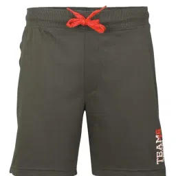 Jockey Kids Deep Olive Solid Shorts-picture-24