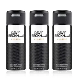 David Beckham Classic Deodorant Spray (Pack of 3)-82
