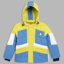 Blue Giraffe Kids Multicolor Color Block Full Sleeves Jacket-picture-26