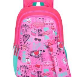 LAVIE SPORT Pink Printed Large Backpack With Pouch-44