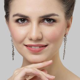 Karatcart Silver-Plated Cubic Zirconia Drop Earrings for Women image 3
