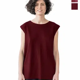 NOTWILD Women 3 V-Neck Pockets T-shirt-image-32