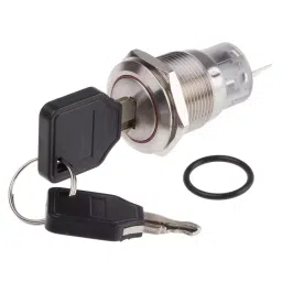 RS PRO 2 Way Key Switch SPDT 250 V Momentary 5 A, 8771999-picture-8