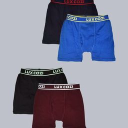 Lux Cozi Boys Pack Of 4 Pure Cotton Assorted Trunk COZI_BOYZ_ICDF_OE_AST_4PC-6