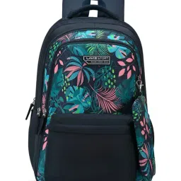 LAVIE SPORT Black Printed Large Backpack With Pouch-image-68
