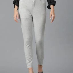 Kotty Grey Textured Skinny Fit High Rise Jeans-image-40
