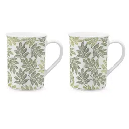 Larah by Borosil White Ceramic Tea & Coffee Mug - Set of 2 350ml-image-54