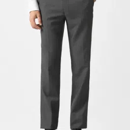 Van Heusen Grey Slim Fit Trousers-picture-8