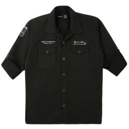 Cavio Kids Green Cotton Shirt-image-97