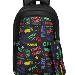 LAVIE SPORT Black Printed Large Backpack With Pouch-image-16