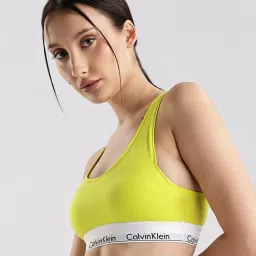 Calvin Klein Yellow Full Coverage Lightly Padded Non-Wired Bra image 3