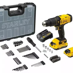 STANLEY 1500 RPM Brushed Hammer Drill Machine Kit (With Battery), SCD711D2KA-B1-picture-15