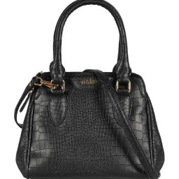 Eske Black Mira Animal Effect Large Satchel-22