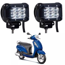 Cartronics 18W 6 Led Aluminum Bar Light/Fog Light for Suzuki Access 125-9