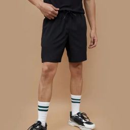 Fame Forever By Lifestyle Black Regular Fit Sports Shorts-image-78