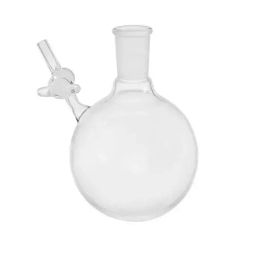 ABGIL 500 ml Schlenk Boiling Flask Round Bottom Transparent Heavy Wall with Interchangeable Joint, SFB-310-06-14
