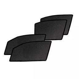 Auto Pearl Window Plug-in Half Sun Shades Z Black Compatible For Jeep Compass, HalfCurtain_JeepCompss (Set of 4)-45
