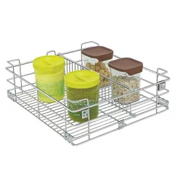 Olive Silver Series 520x585x200 mm SS.202 Grade Stainless Steel Partition Basket, 131 006 039 0-image-98