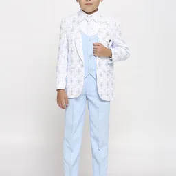 YK Infant Boys Printed Single Breasted 5-Piece Suits-picture-54