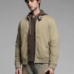 Jack & Jones Green Cotton Regular Fit Jacket-image-26