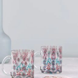 India Circus By Krshna Mehta Multi Printed Coasters with Mugs-image-17