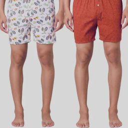 Urban Scottish Multicolor Pure Cotton Regular Print Boxers-image-32