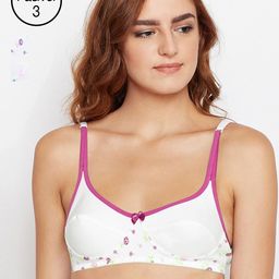 Bodycare Pack of 3 Solid Non-Wired Lightly Padded Everyday Bra 1558-3-picture-39