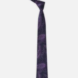 Allen Solly Purple Solid Tie-image-72