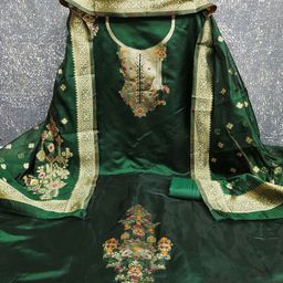 MANVAA Woven Design Organza Unstitched Dress Material-picture-40
