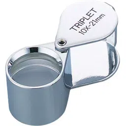 AS ONE Loupe Portable 10× Magnification, 21 Φmm Lens Diameter, 7014A-10