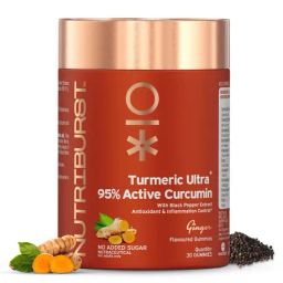 Nutriburst Turmeric Ultra Gummies for Joint Health, Anti-Inflammation - 30 N-1