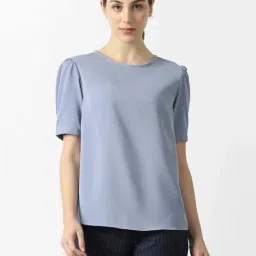 Van Heusen Blue Regular Fit Top-picture-4