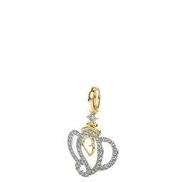 VALANOVA 14K Yellow Gold Plated 0.41Ct Lab Grown Diamond Pendant-image-99