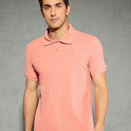 Technosport Men Jacquard Slim Fit Polo Sports T-shirt-image-58