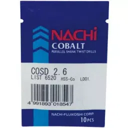 NACHI 4 mm HSSCo Drills GLSD 6632884 - Made In Japan (Pack of 10 Piece)-image-74