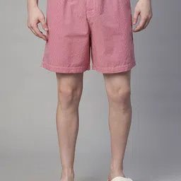 PRONK Checked Cotton Woven Boxer TM-BXR-018-RED-S-image-73