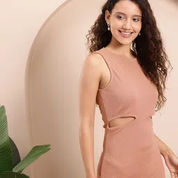 Mast & Harbour Bodycon Dress with Cut-Out Detail-picture-1