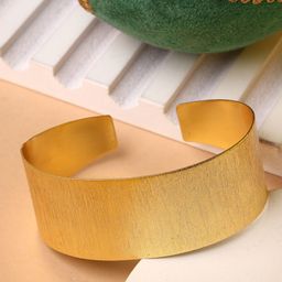 DressBerry Stainless Steel Gold-Plated Cuff Bracelet-picture-34