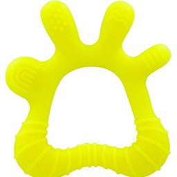 Aditi Toys Soft Silicone Teether Non-Toxic BPA Free Teething Toy for Babies with Textured Surface for Soothing Gums, 100% Food Grade Hand Finger Shape Teether for Babies. (Colors As Per Availability)-13