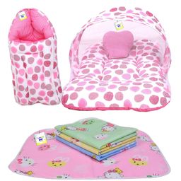 Babytoons New Born Baby Sleeping Products All (0-6 Months) Pink-17