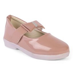 Chiu Bow Applique Ballerinas - Dark Pink-picture-21
