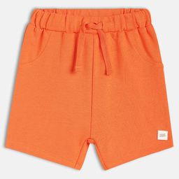MINI KLUB Cotton Knit Solid Shorts - Orange-image-24