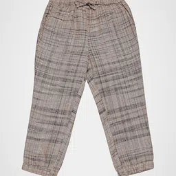 charkhee Unisex Kids Smart Tapered Fit Joggers Trousers-image-77