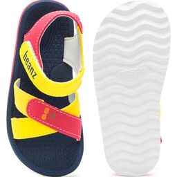 Beanz Unisex Colour Block Strap  Velcro Closure Sandals - Multi Colour image 5