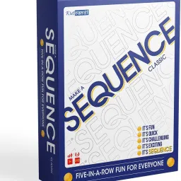 Sequence Board Game | Make 5 in a Series Card Game Party & Fun Board Game-1