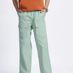 glitchez Men Relaxed Rebel Cargo Style Trousers-image-96