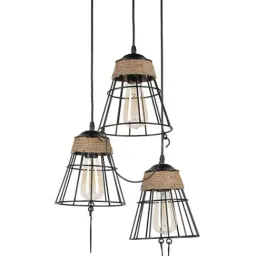 DecorativeRay Black Hanging Light - Set of 1-picture-10