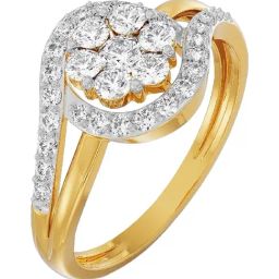 Emori 18k Yellow Gold & Diamond Timeless Glamour Ring-image-75