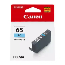 Canon Ink Cartridge Photo Cyan Ink Color 12.6 ml Bottle for PRO-200 Models, CLI-65 PC-picture-2